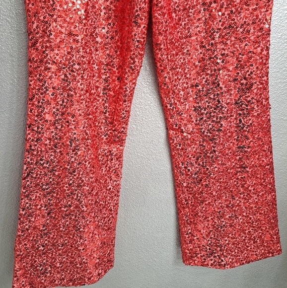 Handmade Red Sequin Pants - Picture 7 of 7